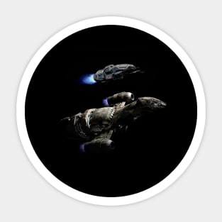 Firefly Serenity and the Rocinante Sticker